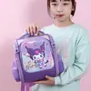 Mochila escolar transfronteiriça mochila de jardim de infância para 2-5 anos, mochila fofa de desenho animado 3D infantil Kuromi de duas alças