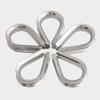 Anillo de cable de acero inoxidable 304/316 funda protectora anillo triangular con anillo de corazón de pollo M1.5M3M4M5 ~ M28