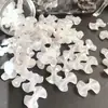 Nudo de lazo de acrílico Agujero vertical Agujero recto Cuentas DIY Hecho a mano Cadena para teléfono Ropa Accesorios para colgar en el coche