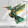 Adornos Colgantes de Pájaros Acrílicos de Alta Venta Transfronterizos para Sala de Estar y Jardín, Decoración de Escena Festiva, Regalo