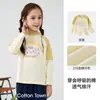 [100% Algodão] Camiseta de Manga Longa 100% Algodão Cotton Hall para Bebês, Meninos e Meninas, Primavera e Outono, Camiseta Base Falsa de Duas Peças