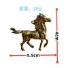 Decoraciones de Figuras de Ocho Caballos, Adornos Pequeños de Caballos, Decoraciones de Plantas Suculentas, Figuras de Animales de Paisaje, Caballo Blanco, Caballo Marrón