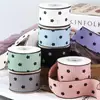 Gancho de Flor de Ciruelo Aterciopelado Hilo Retorcido Cinta de Cuadros Tejida Cinta para Diadema DIY Ramo Cinta de Flores Zapatos y Sombreros Cinta para Embalaje de Cajas de Regalo
