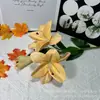 Impressão 3D perfume flor de lírio flor de seda flor artificial decoração de casa decoração de casamento fotografia de flores atacado comércio exterior