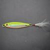 Shore jogando de longa distância placa de cavalo corte japonês chumbo peixe multi-cor chapa de ferro lantejoulas 7G -30g isca falsa isca dura barco pesca marítima