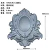 Accesorios de Hierro Forjado Accesorios de Arte de Aluminio Imitación Puerta de Hierro Flores Decorativas Placa Base Cuadrada Soldable Cabeza de Flor para Puerta Flor de Hierro Lámina de Hierro Flor