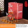 Conjunto de chá de vidro automático preguiçoso conjunto de chá kung fu máquina de chá bule de sucção magnética conjunto para casa xícara de chá luxo leve de alta qualidade