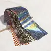 Arte de Unhas Estampa de Leopardo Retrô Papel Adesivo Céu Estrelado Estampa de Zebra Pele de Cobra Estampa Animal Unhas Estilo Cool Decoração DIY