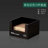Caja de almacenamiento de acrílico de cinco piezas, blanco y negro, para pajitas, pañuelos, cucharas, tienda de té con leche, café, comercial
