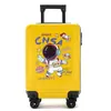 Maleta Infantil de 18 Pulgadas Ruedas Universales Maleta de Carrito para Estudiantes Candado de Contraseña Maleta Caja de Regalo Logo Imprimible Venta al por Mayor
