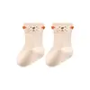 Calcetines para Bebé Estilo Primavera Infantil Recién Nacido Clase a Calcetines de Algodón para Niños Calcetines Infantiles 3D de Dibujos Animados Puño Suelto Sin Costuras Calcetines para Bebé