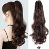 Comercio Exterior Transfronterizo Pelucas Europeas y Americanas Trenzadas, Coletas para Mujer, Cabello Largo Rizado, Extensiones de Coleta con Clip Invisible, Trenzas, Al por Mayor en Stock