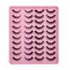 Comércio Exterior Cílios Postiços Volume Russo Pares 10 Pares Misto Asiático Maquiagem Tailandesa Cílios Comic Curl Estoque Pronto Lote