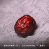 Accesorio de sándalo natural con múltiples cuentas en forma de cacahuete con agujero pasante para calmar al bebé, pulsera de hilo rojo hecha a mano para joyería