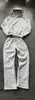 Conjunto de sudadera con capucha y pantalón de chándal estampado transfronterizo europeo y americano, sudadera con capucha de manga larga, prenda exterior retro, conjunto de estilo callejero