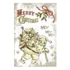 Pintura em lata de Natal atacado Véspera de Natal pintura decorativa de ferro fornecimento transfronteiriço Europa e Estados Unidos decoração de atmosfera festiva retrô