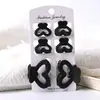 4cm+2,5cm Formato de Coração Versátil Tinta de Borracha Tom Terra Pequeno e Médio Clip de Cabelo Combinado Venda Quente Transfronteiriça Conjunto