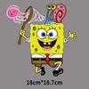 Ventas directas de fábrica camiseta infantil estampada transferencia de calor Bob Esponja bebé Pie estrella caricatura linda ropa infantil personalizada