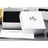 Caja de embalaje para joyería, caja para guardar anillos, pendientes, collares y joyas, caja de regalo en blanco y negro, venta al por mayor