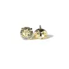 Cabeza de Pendiente de Aleación de Titanio F136 con Base Redonda y Ajuste de Garras, Labret con Zircón 5A Corte Flor de Hielo, Cabeza de Joyería con Tornillo Interno de Titanio G23