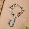 Pulseira Hainan xingyue bodhi moda nacional estilo antigo pulseira de mão wenwan multicamadas masculina e feminina contas de bodhi cabeça de tigre buda