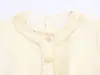 Vestido de Lana Elegante de Manga Larga con Cuello Redondo para Mujer, Estilo Europeo y Americano, Verano 2025 9545