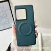Adequado para Capa de Celular Magnética de Couro Liso Sony Xperia 1 Viii, Carregamento Sem Fio Simples 5Iv Capa Protetora Anti-Queda
