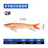 Weihe Sports Modelo B de Peixe Multi-Seções de 8 Seções 13,3cm 18,5g Isca Realista Isca Dura Atacado Transfronteiriço