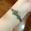Otoño e Invierno nuevo brazalete chino con cuentas diseño de nicho de alta gama Zen brazalete de estilo nacional elegante exquisito brazalete clásico