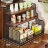 Estante de Almacenamiento de Escritorio Portavasos Organizador de Tazas de Té para Encimera de Mesa de Comedor Estante de Exhibición Multiusos de Varias Capas para Sala de Estar