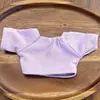 Boneca fofa, roupa listrada de manga curta de 10 cm, roupas de boneca, acessórios de boneca, fantasia de 17 cm, pequenos acessórios, gato KT, atacado