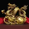 Adornos de Dragón de Latón Xianglong Qinglong Calabaza Longsheng Xiao Long Fulu Larga Vida Sala de Estar Oficina Artesanías