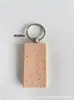 Llavero de Haya Manchada Puede ser al por Mayor Colgante Pequeño de Madera Colgante para Mochila Escolar Manualidades Se Puede Hacer DIY por Ti Mismo