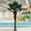 Árbol de coco artificial a gran escala, fibra de vidrio, resistente a los rayos UV, apto para uso en exteriores e interiores, ideal para hoteles, centros comerciales y diseño de paisajes tropicales