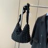 Bolsa de ombro plissada estilo coreano da moda deste ano 2024 nova de primavera versátil bolsa casual ins bolsa de axila moderna