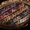 Colección de Flores Diurnas Hermosas Serie Tema Floral Retro Pegatinas Decorativas de Piel de Vaca Blanca 25 Hojas 6 Estilos