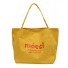 Bolso tote de invierno nuevo para mujer, bolso de estudiante, bolso de mujer con estampado de letras de moda, bolso de mano de gran capacidad, bolso de hombro