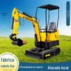 Fabricante de escavadeira pequena HIGHTOP HT10 escavadeira hidráulica sobre esteiras mini escavadeira agrícola para pomares