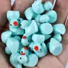 Acessórios artesanais transfronteiriços makaron diy acessórios de resina micro ornamentos de paisagem paisagismo musgo miniatura cor patinho