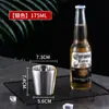 Tazas Personalizadas de Acero Inoxidable 304 para Uso Comercial, Vasos de Cerveza para Bares, Tazas de Café para Restaurantes, Vasos de Agua con Doble Pared Arenados Anti-quemaduras