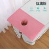 Toalla Grande Absorbente Espesa con Agujeros para Salón de Belleza al por Mayor, Toalla de Mesita de Noche para Tienda de Fisioterapia, Baño de Pies para Masaje, Toalla con Agujeros