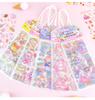 Fornecimento direto da fábrica brinquedo crianças recompensa adesivo boneca portátil desenho animado princesa mudança uma variedade de adesivos conjunto feminino tesouro