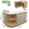 Supermercado Tienda de Conveniencia Exclusivo Mesa de Caja Registradora Gabinete para Cigarrillos Estante Combinación Tienda para Madres y Bebés Farmacia Esquina Pequeña Barra