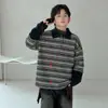 Suéter Falso de Dos Piezas para Niños de Manga Larga Estilo Otoño/Invierno 2026 Nueva Ropa de Invierno para Niños Capa Base Sudadera de Invierno para Niños Mayores