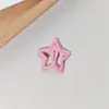 Presilha de Cabelo Estrela Dopamina Y2K para Mulheres, Presilha de Franja, Estrela de Cinco Pontas Lateral Bb Clip, Piranha Fofa, Acessório de Cabelo