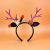Tocado de Halloween Sombrero Mágico de Bruja Diadema Decoración de Maquillaje Diadema de Encaje Horquilla de Calabaza Accesorio para el Cabello de Fantasma