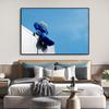 Pintura decorativa moderna minimalista creativa para mesita de noche de dormitorio, tendencia de moda, pintura colgante para pared de fondo de sala de estar, oso violento niños