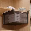 Cesta colgante tipo cajón debajo del armario, Estante escalonado de arte en hierro para almacenamiento de ropa, Divisor organizador de ropa para ahorrar espacio en el hogar