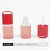 Tubo de Brillo de Labios Semitransparente de Inyección de Gancho Huayi Material de Empaque Personalizado Maquillaje Pintalabios Brillo de Labios Cosméticos HY-5507