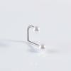 Anillo de Labio de Aleación de Titanio F136 Barra D Perla Uña de Labio Bola de Arcilla Blanda Perforación Corporal Hebilla de Oreja Aretes Joyería de Titanio Astm